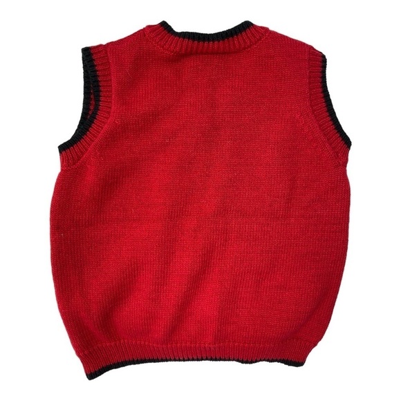 Dockers Baby Boys Christmas Reindeer V-neck Pullover Sweater Vest Size 18 Months - Picture 2 of 9